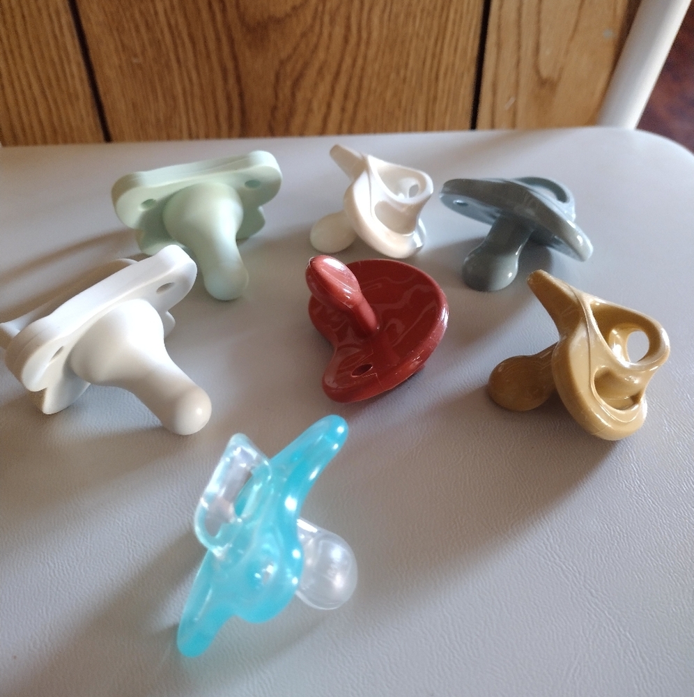 Gender Neutral Baby Pacifier Set